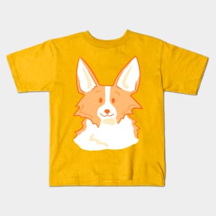 Adorable Little Orange Corgi Kids T-Shirt